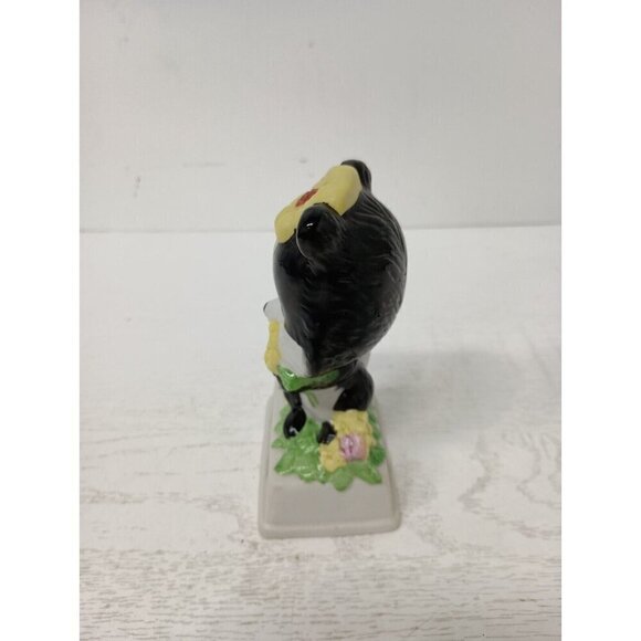 Vintage 1979 Russ Berrie Skunk With Daisies Figurine Ceramic Retro Kitsch #818 - Picture 5 of 11